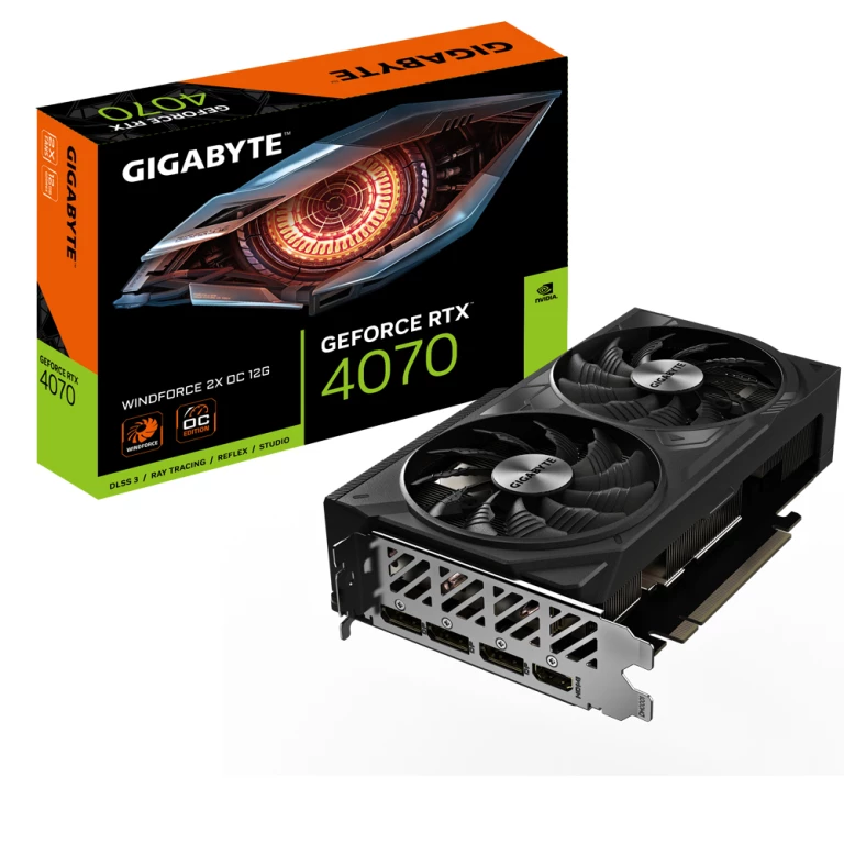 Thumbnail-Gigabyte GeForce RTX 4070 WINDFORCE 2X OC 12G NVIDIA 12 GB GDDR6X