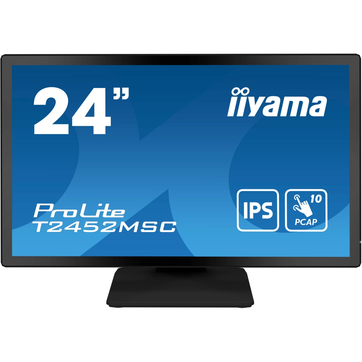 Thumbnail-iiyama ProLite T2452MSC-B1 monitor de ecrã 60,5 cm (23.8″) 1920 x 1080 pixels Full HD LCD Ecrã táctil Multi-utilizador Preto