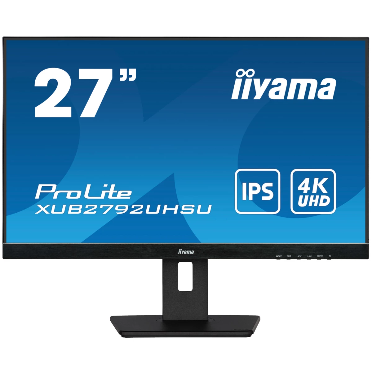 Thumbnail-iiyama ProLite XUB2792UHSU-B5 monitor de ecrã 68,6 cm (27″) 3840 x 2160 pixels 4K Ultra HD LED Preto