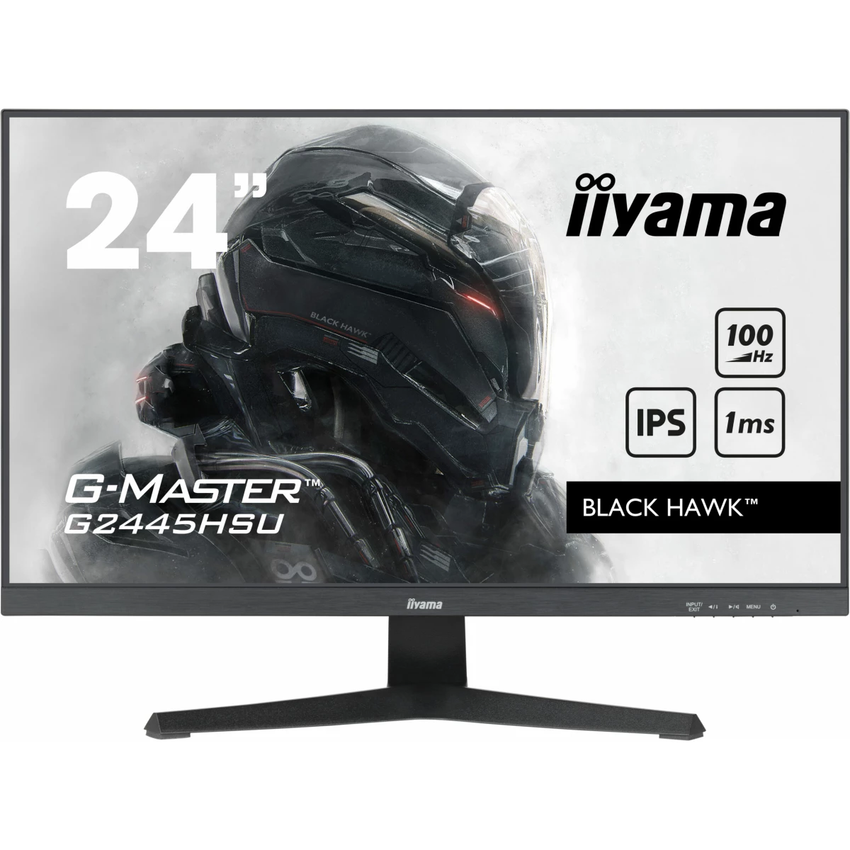 Thumbnail-iiyama G-MASTER monitor de ecrã 61 cm (24″) 1920 x 1080 pixels Full HD LED Preto