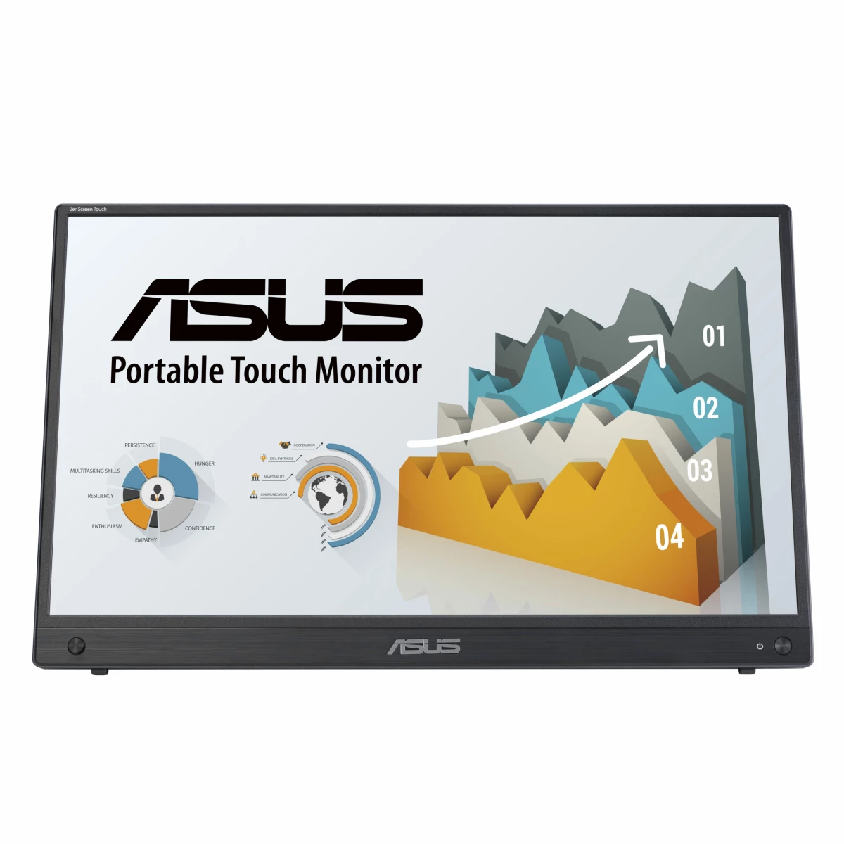 Thumbnail-ASUS ZenScreen MB16AHT monitor de ecrã 39,6 cm (15.6″) 1920 x 1080 pixels Full HD Ecrã táctil Preto