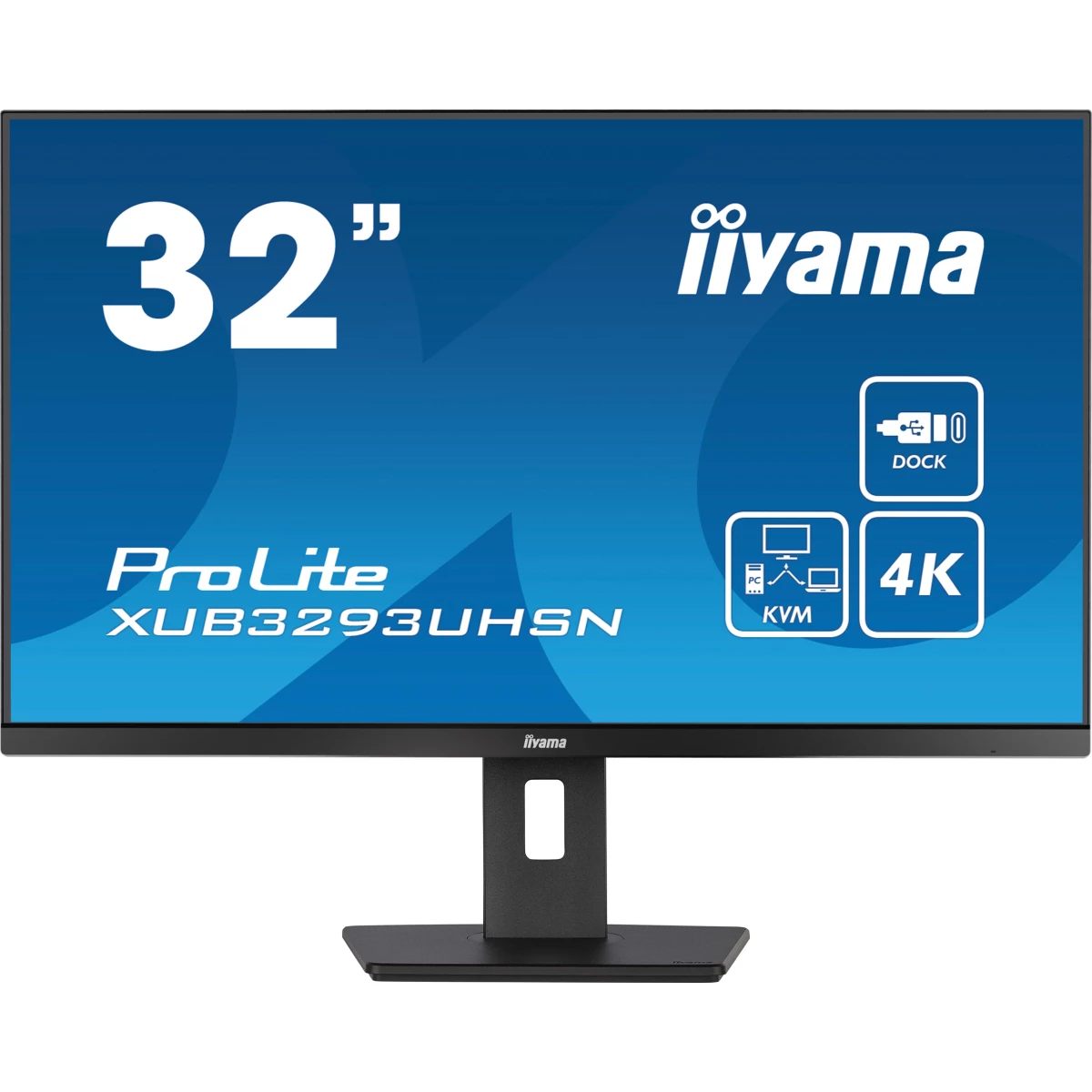 Thumbnail-iiyama ProLite XUB3293UHSN-B5 monitor de ecrã 80 cm (31.5″) 3840 x 2160 pixels 4K Ultra HD LCD Preto