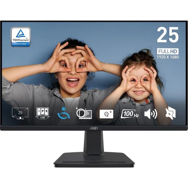 Thumbnail-MSI Pro MP251 monitor de ecrã 62,2 cm (24.5″) 1920 x 1080 pixels Full HD LED Preto