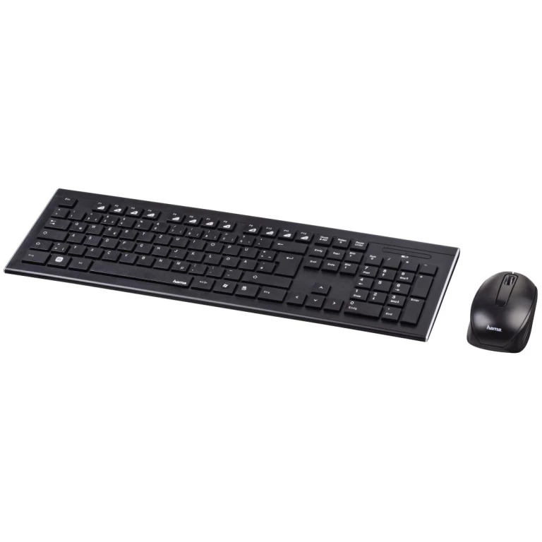 Thumbnail-Hama “Cortino” Wireless Teclado + Rato Set, black – 182664