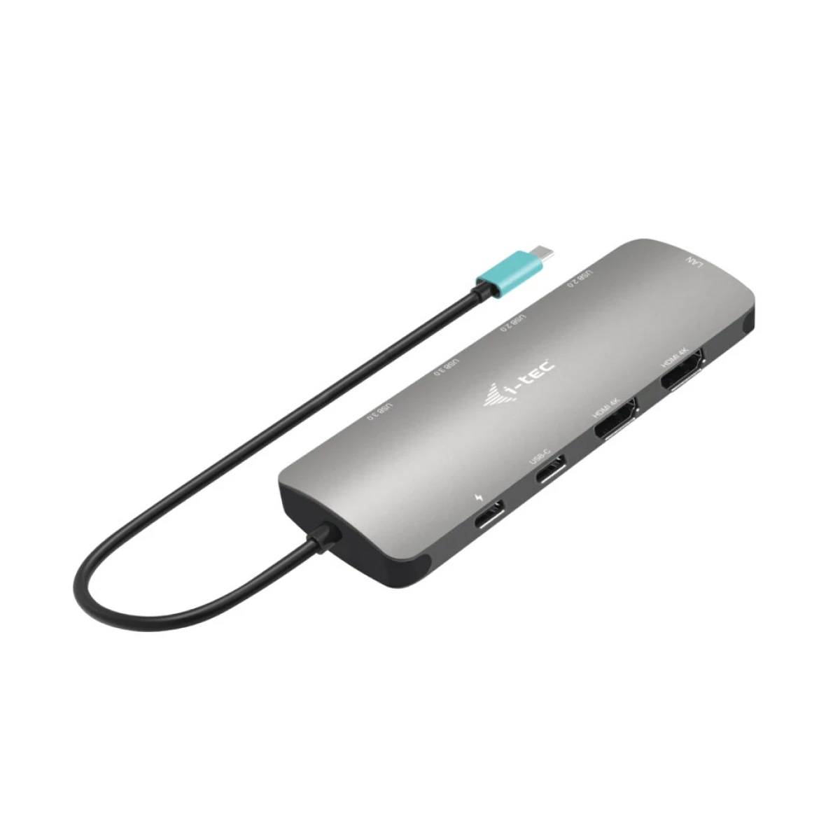 Galery – i-tec Metal C31NANOHDM2D112W base & duplicador de portas Com fios USB 3.2 Gen 1 (3.1 Gen 1) Type-C Cinzento0