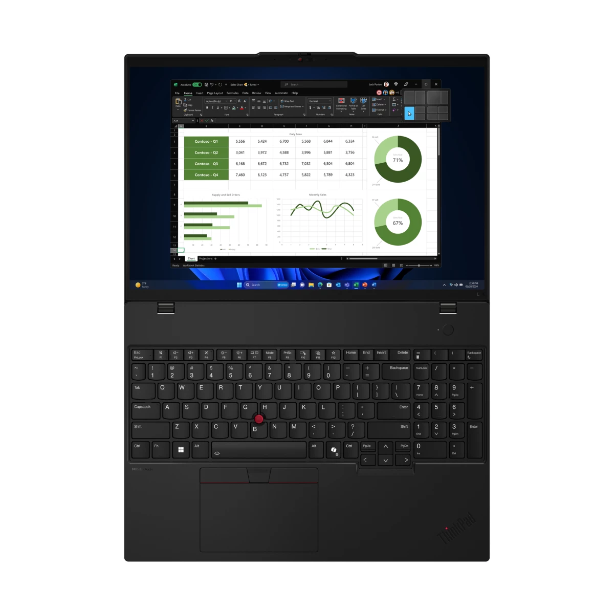 Galery – Lenovo ThinkPad L16 Intel Core Ultra 7 155U Computador portátil 40,6 cm (16″) WUXGA 16 GB DDR5-SDRAM 512 GB SSD Wi-Fi 6E (802.11ax) Windows 11 Pro Preto0