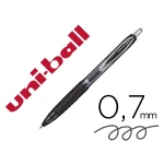 Thumbnail-Esferografica uni-ball roller umn-207 retratil 0,7 mm cor preto