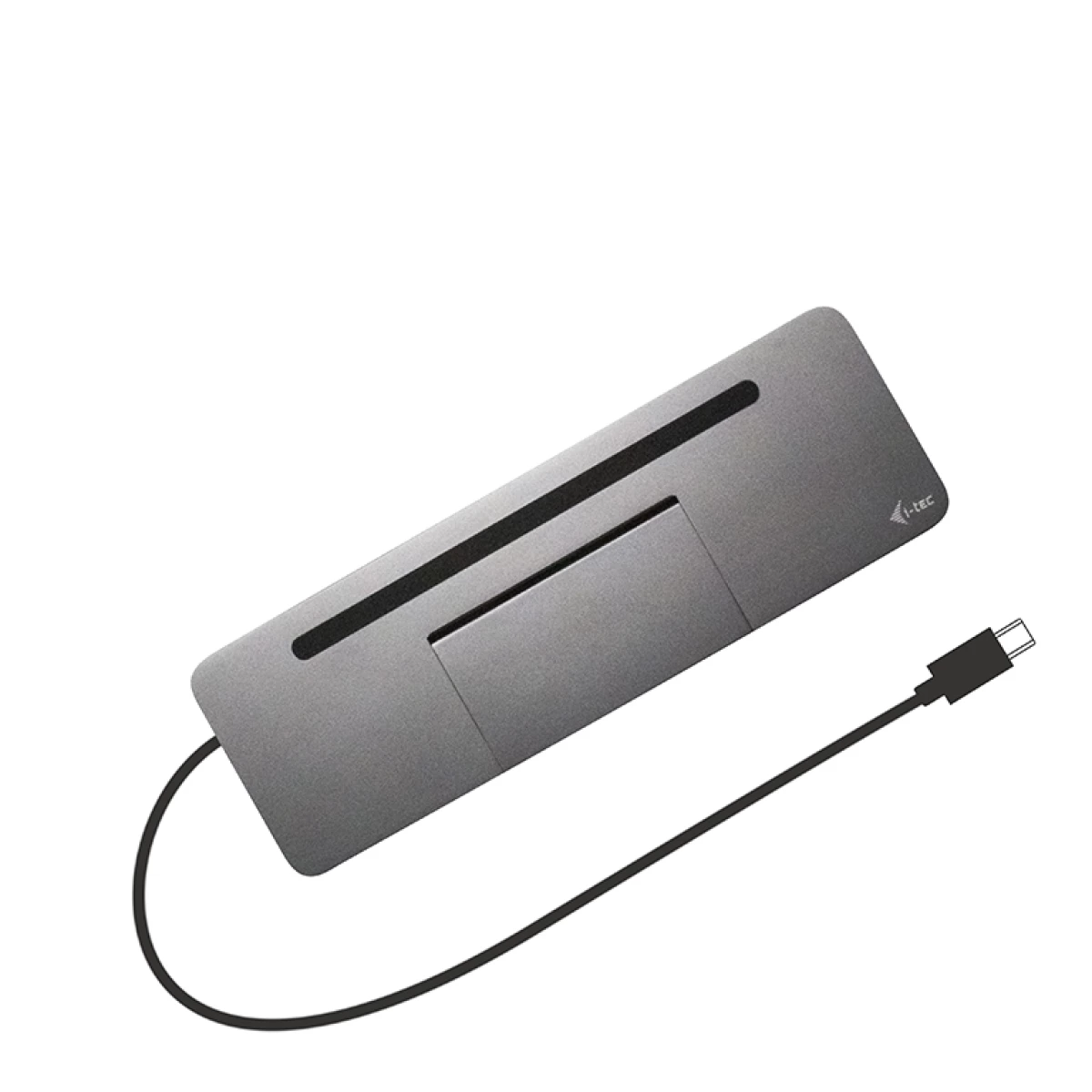 Galery – i-tec Metal C31FLATDOCKPDPRO base & duplicador de portas Com fios USB 3.2 Gen 1 (3.1 Gen 1) Type-C Cinzento0