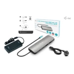 Galery – i-tec Metal C31NANOHDM2D112W base & duplicador de portas Com fios USB 3.2 Gen 1 (3.1 Gen 1) Type-C Cinzento0