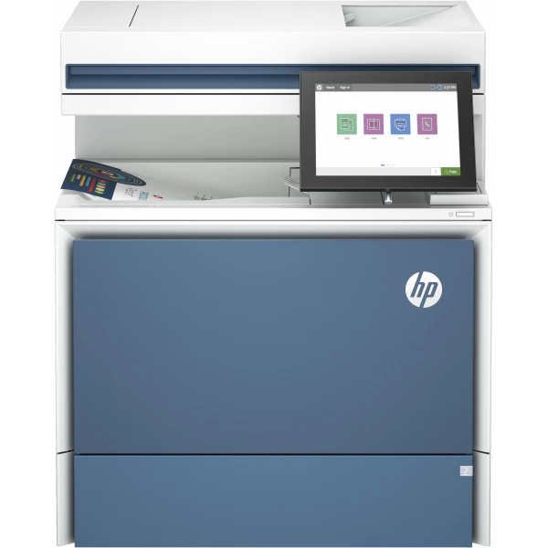 Thumbnail-HP LaserJet Multifunções Color Enterprise 5800dn, Impressão, cópia, digitalização, fax (opcional), Alimentador automático de documentos; Tabuleiros de elevada capacidade opcionais; ecrã tátil; Consumíveis TerraJet