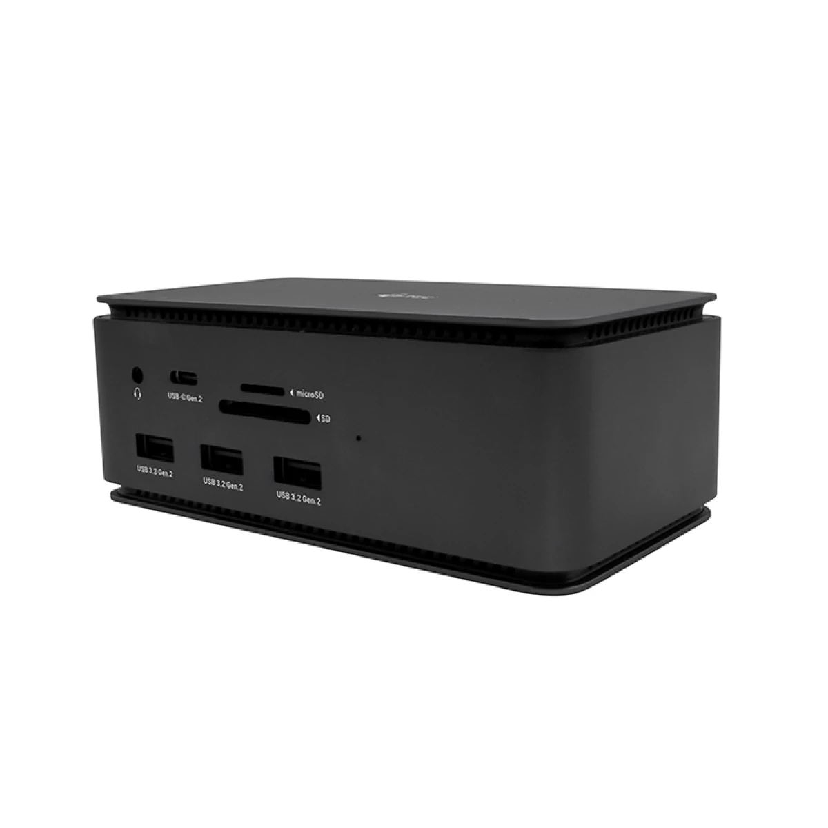 Galery – i-tec Metal USB4DUALDOCK100W base & duplicador de portas Com fios USB4 Preto0