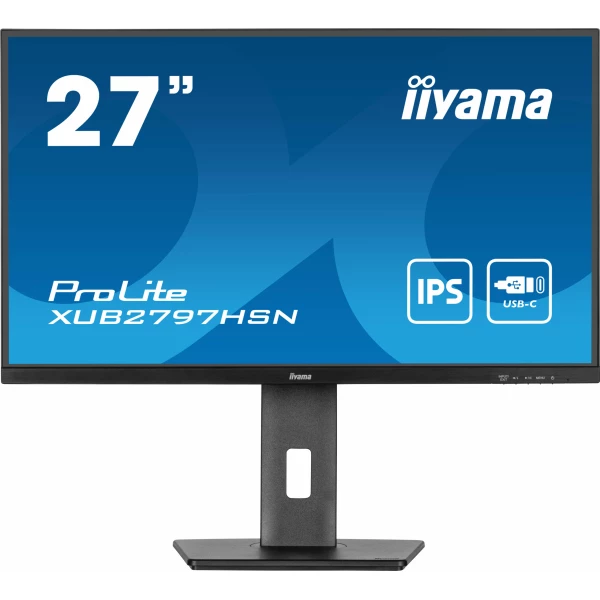 Thumbnail-iiyama ProLite XUB2797HSN-B1 monitor de ecrã 68,6 cm (27″) 1920 x 1080 pixels Full HD LED Preto