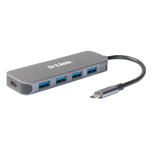 Thumbnail-D-Link DUB-2340 hub de interface USB Type-C 5000 Mbit/s Cinzento