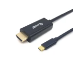 Thumbnail-Equip 133412 adaptador de cabo de vídeo 2 m USB Type-C HDMI Type A (Standard) Preto