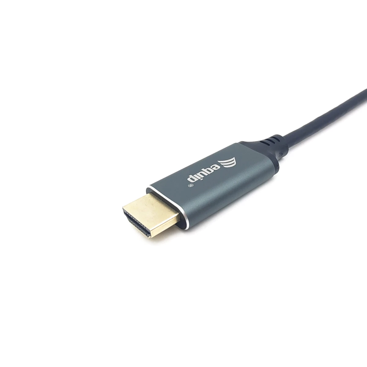 Galery – Equip 133415 adaptador de cabo de vídeo 1 m USB Type-C HDMI Type A (Standard) Preto, Cinzento0