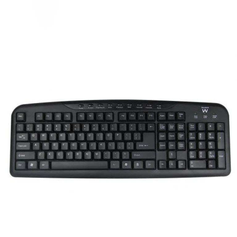 Thumbnail-Ewent EW3195 teclado Casa USB QWERTZ Português Preto