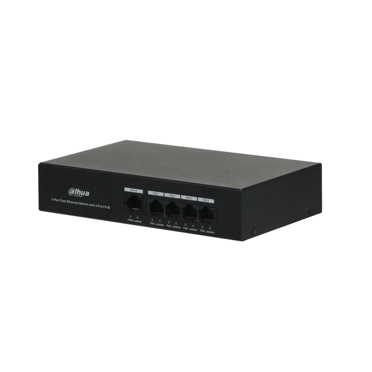 Galery – Dahua Technology PoE DH-PFS3005-4ET-36 switch de rede Não-gerido L2 Fast Ethernet (10/100) Power over Ethernet (PoE) Preto0