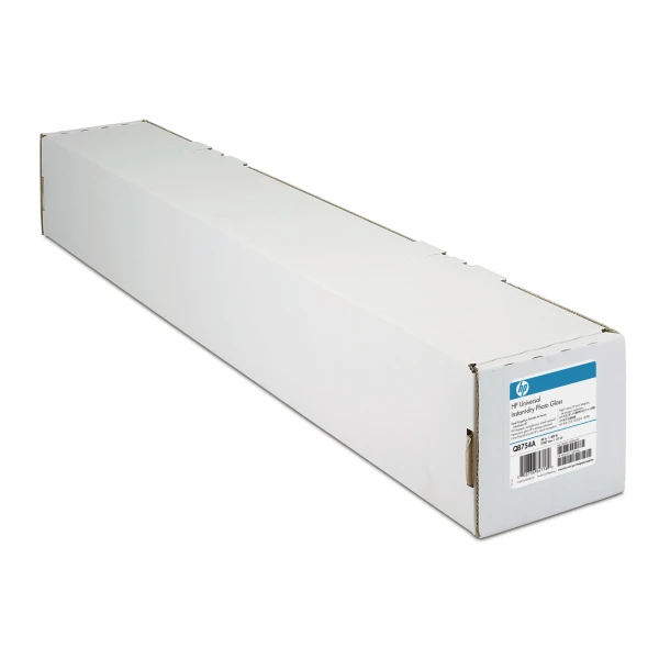 Thumbnail-HP Universal Instant-dry Gloss Photo Paper-1067 mm x 30.5 m (42 in x 100 ft) papel fotográfico Castanho, Branco