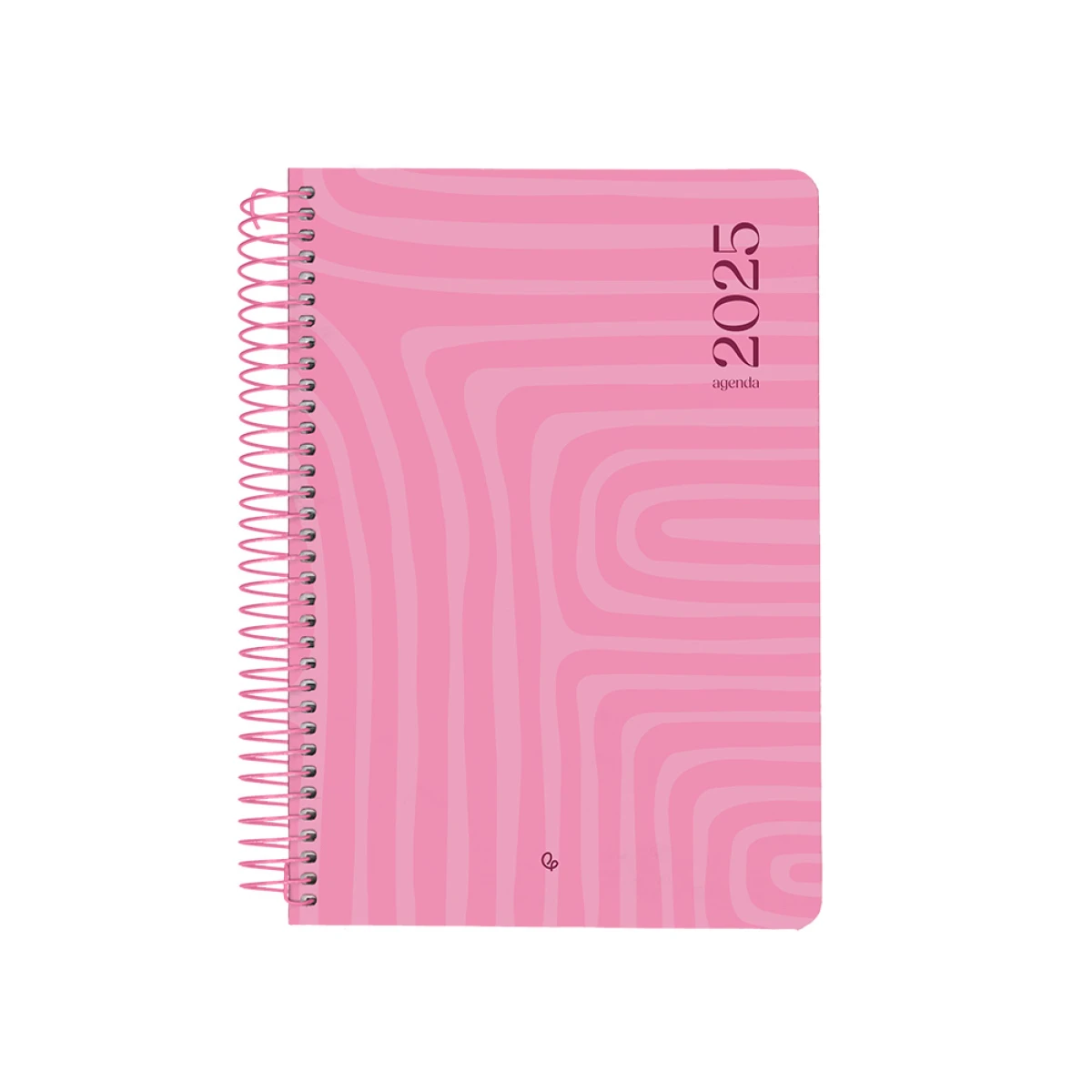 Galery – Agenda espiral liderpapel syros a5 2025 dia pagina cor roxo papel 60 gr0