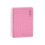 Galery – Agenda espiral liderpapel syros a5 2025 dia pagina cor roxo papel 60 gr0