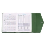 Galery – Agenda encadernada liderpapel psara a5 2025 dia pagina cor verde papel 70 gr0