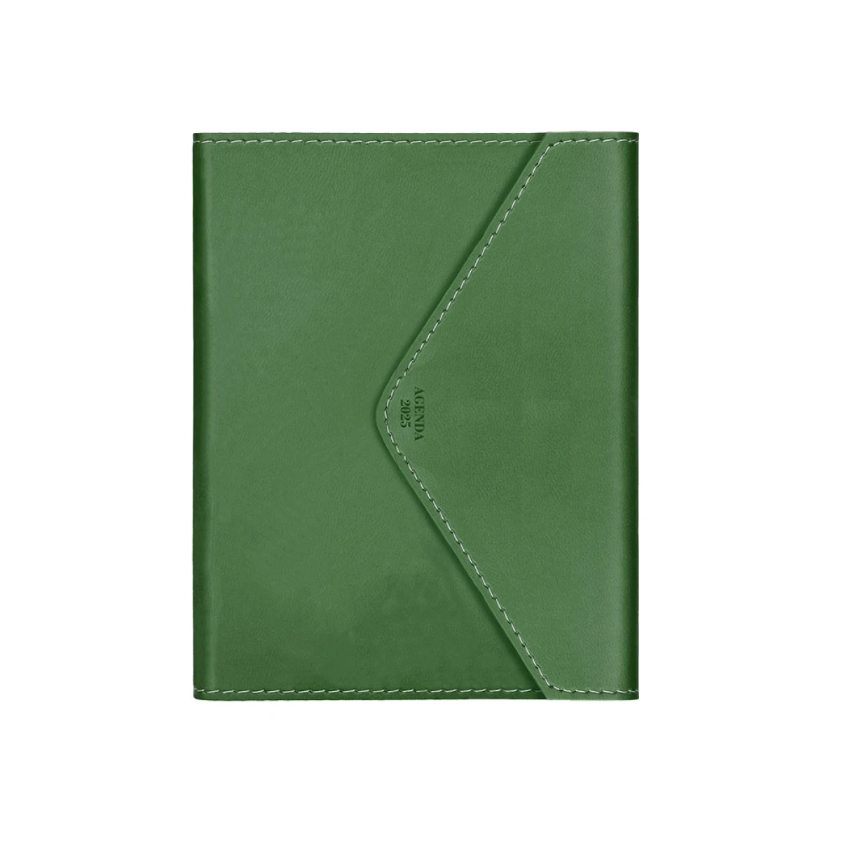 Galery – Agenda encadernada liderpapel psara a5 2025 dia pagina cor verde papel 70 gr0