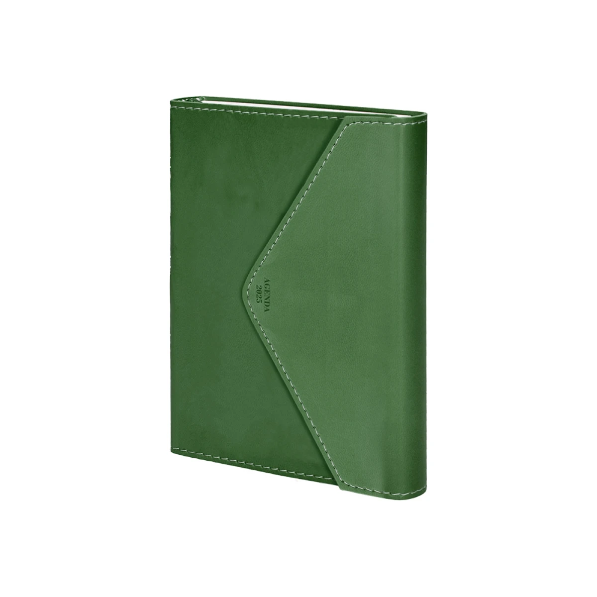 Galery – Agenda encadernada liderpapel psara a5 2025 dia pagina cor verde papel 70 gr0