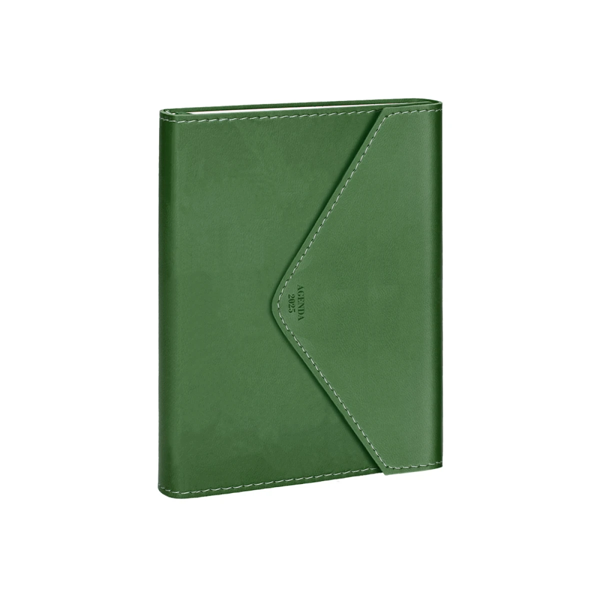 Galery – Agenda encadernada liderpapel psara a5 2025 dia pagina cor verde papel 70 gr0