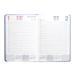 Galery – Agenda encadernada liderpapel kinaros a6 2025 dia pagina cor azul papel 70 gr0