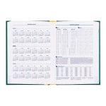 Galery – Agenda encadernada liderpapel corfu a5 2025 dia pagina cor verde papel 60 gr portugues0