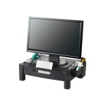 Galery – Suporte q-connect para monitor ou impressora com gaveta e ajustavel a duas alturas 10,3cm a 13,3cm cor preto0