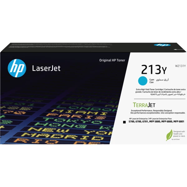 Thumbnail-HP Toner LaserJet Original 213Y Ciano de Rendimento Extra Elevado