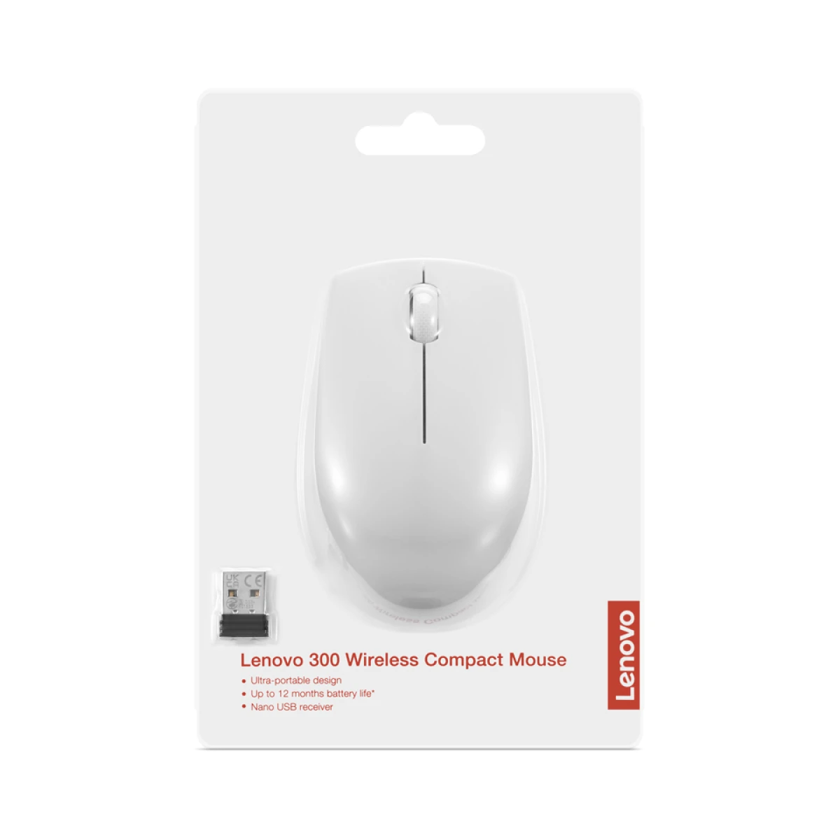 Galery – Lenovo 300 WIRELESS MOUSE?GREY rato Escritório Ambidestro RF Wireless Ótico 1000 DPI0