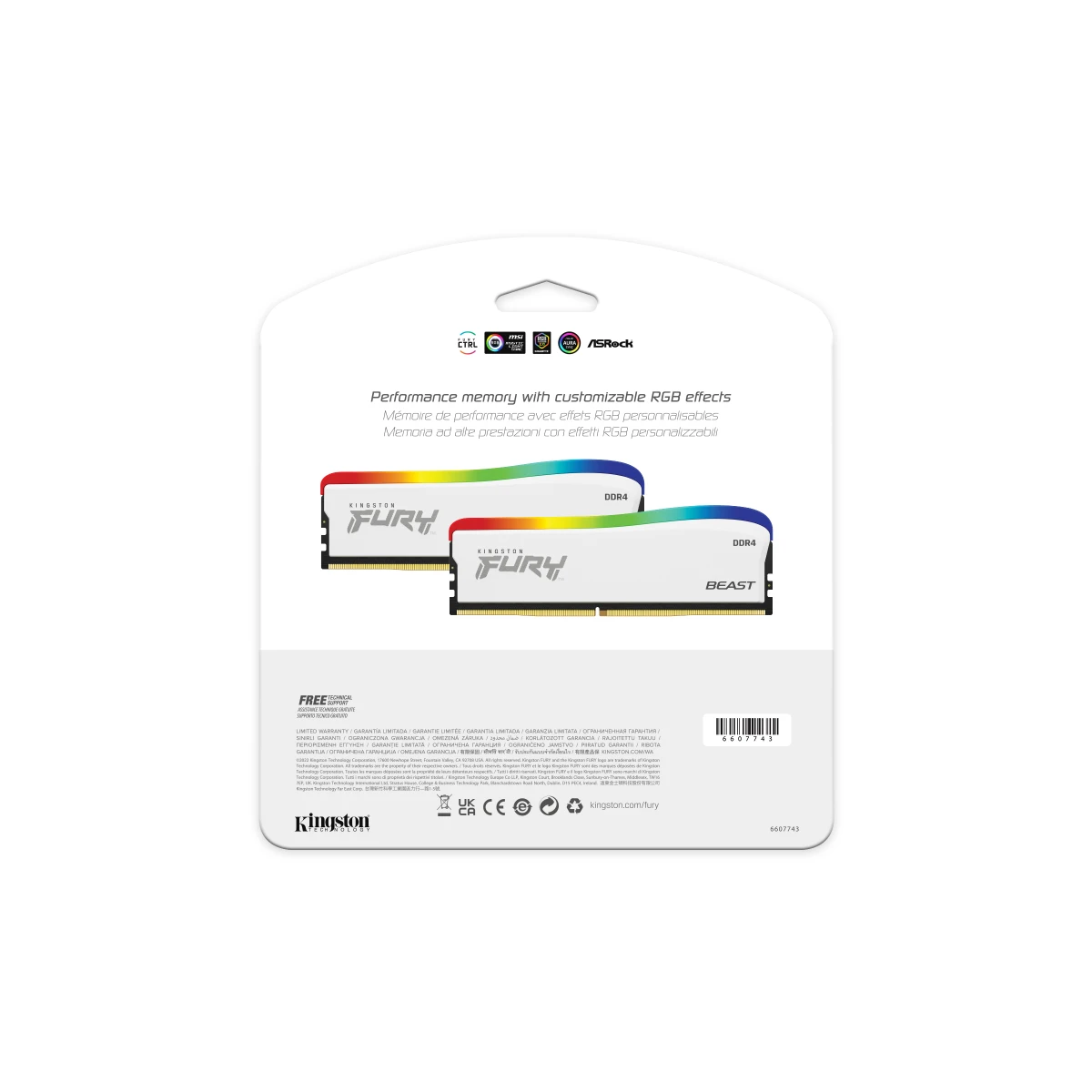 Galery – Kingston Technology FURY Beast RGB Special Edition módulo de memória 16 GB 2 x 8 GB DDR40