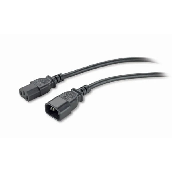 Thumbnail-APC PWR Cord C13 – C14, 0.6 m Preto 0,61 m Acoplador C13 Acoplador C14