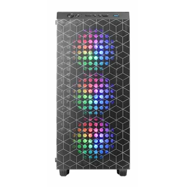 Thumbnail-Caixa MARS GAMING MC-MAG, ATX PC , DOUBLE MAGNETIC ANTI-DUST TOP + FRONT MESH, BLACK