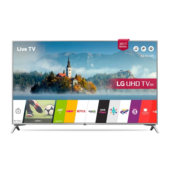 Thumbnail-LG 49UJ651V TV 124,5 cm (49″) 4K Ultra HD Smart TV Wi-Fi Preto, Prateado