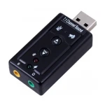 Thumbnail-Ewent EW3762 adaptador para cabos USB audio-in/audio-out Preto