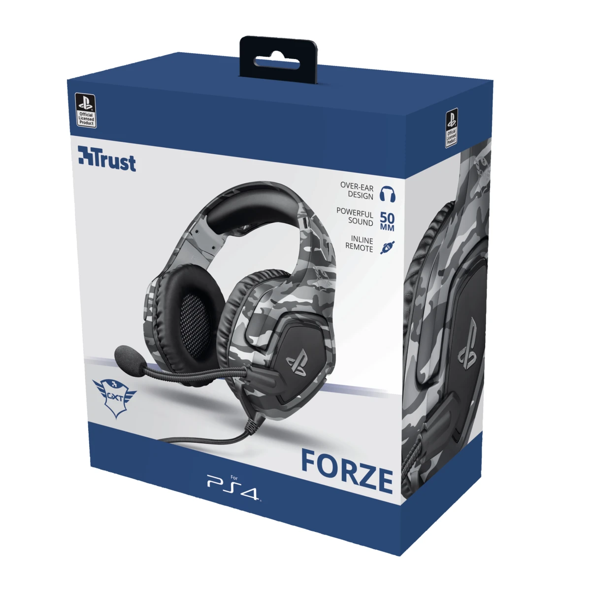 Galery – Trust GXT 488 Forze PS4 Auscultadores Com fios Fita de cabeça Jogos Preto, Cinzento0