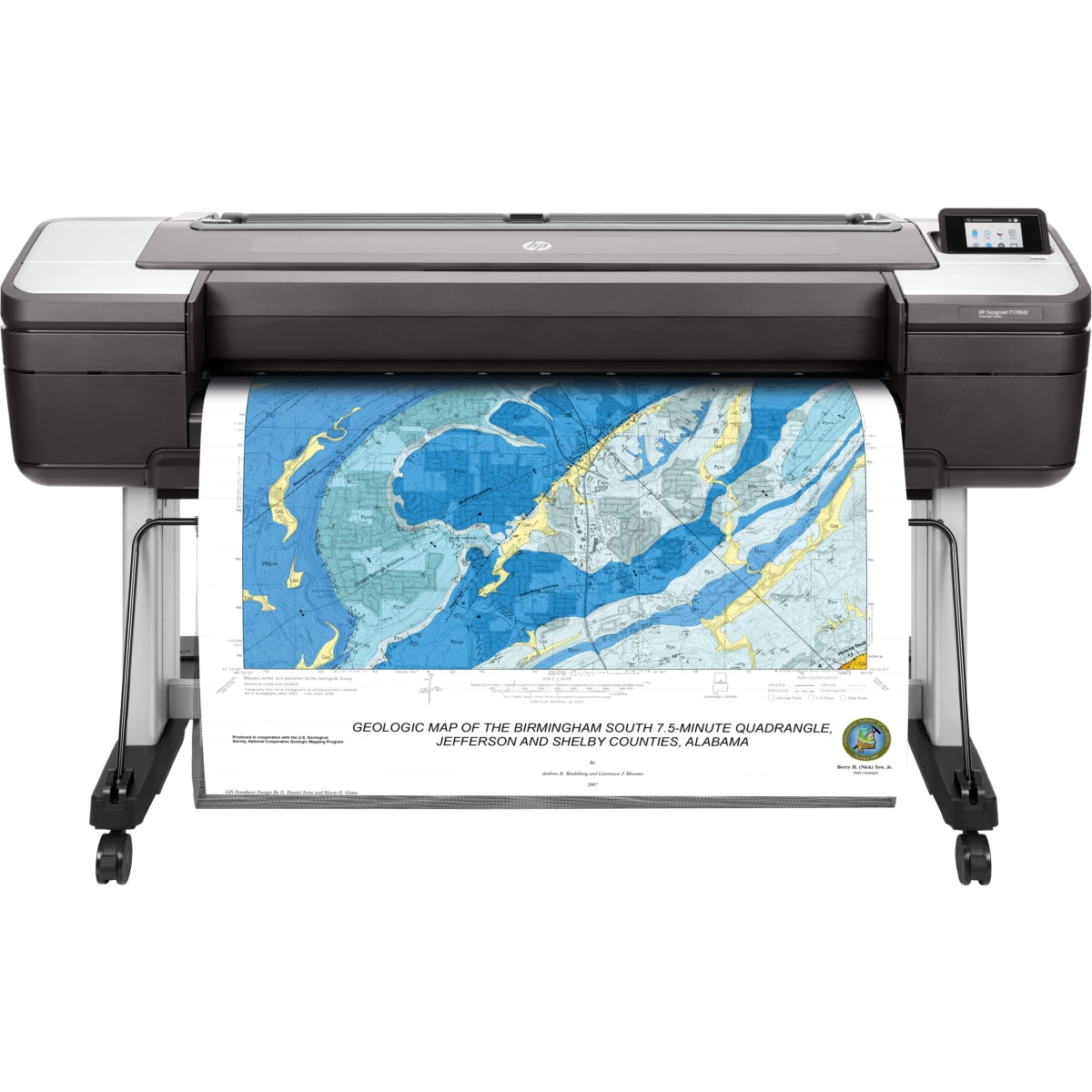 Thumbnail-HP Designjet T1700dr 44-in PostScript Printer impressora de grande formato Jato de tinta térmico Cor 2400 x 1200 DPI 1118 x 1676 mm Ethernet LAN