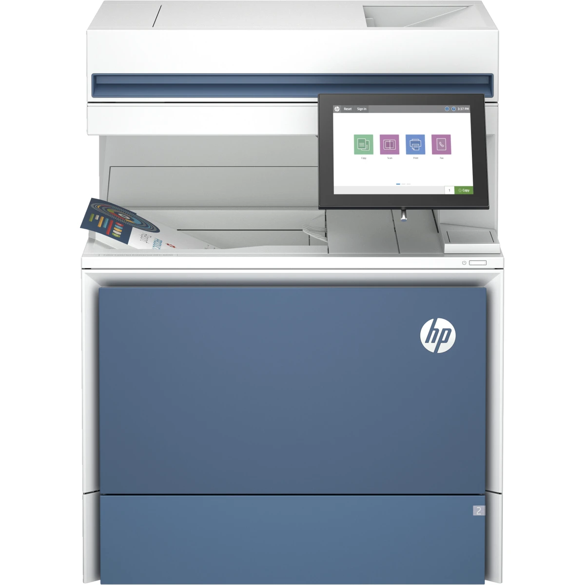 Galery – HP Multifunções Color LaserJet Enterprise 6800dn, Color, Impressora para Impressão, cópia, digitalização, fax (opcional), Alimentador automático de documentos; Tabuleiros de elevada capacidade opcionais; ecrã tátil; Consumíveis TerraJet0