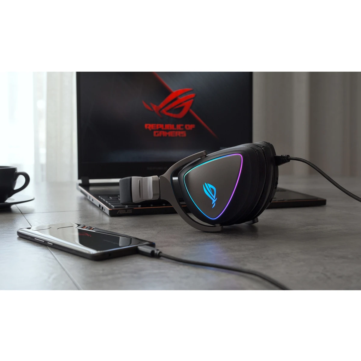 Galery – ASUS ROG Delta Auscultadores Com fios Fita de cabeça Jogos Preto0