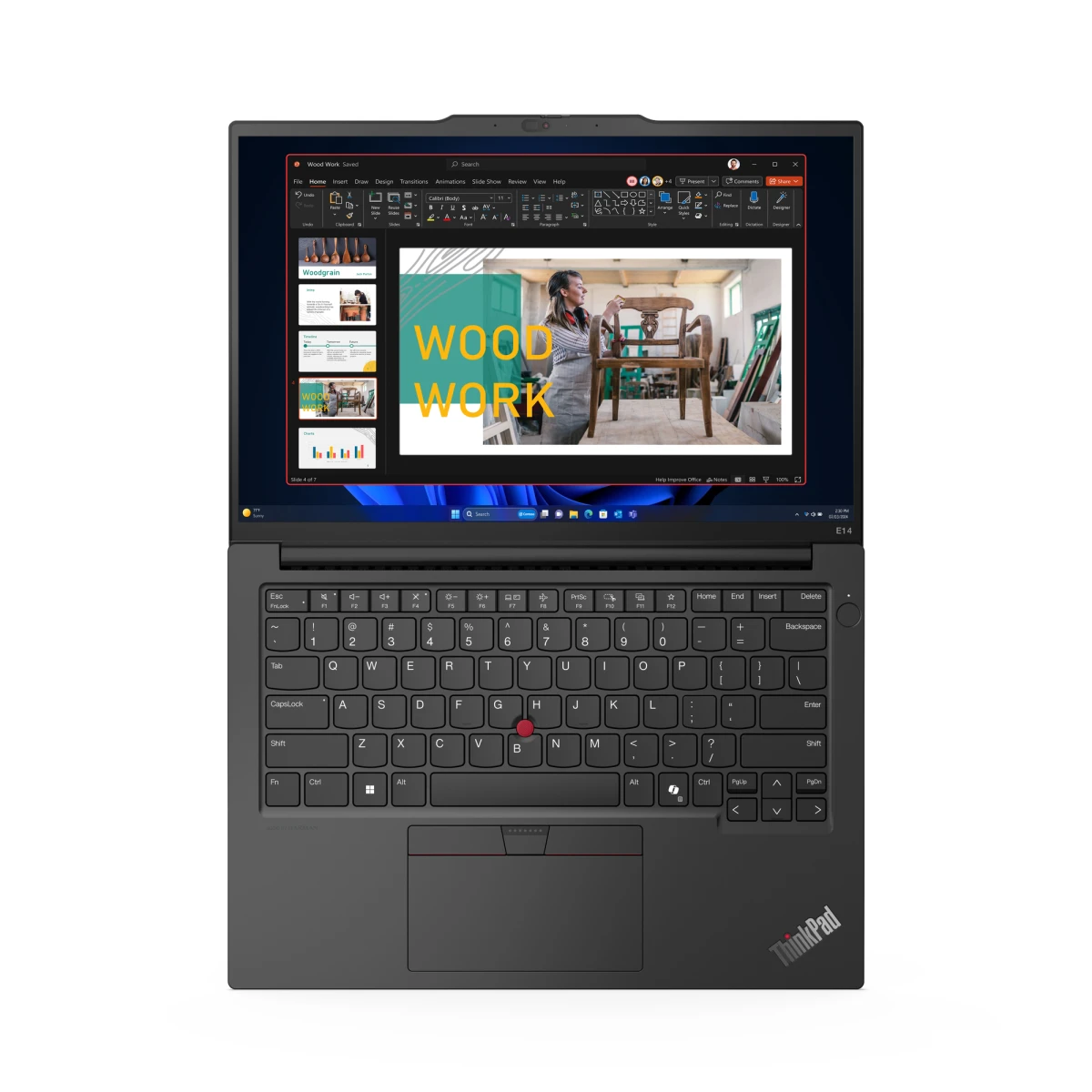 Galery – Lenovo ThinkPad E14 Gen 6 (Intel) Intel Core Ultra 7 155H Computador portátil 35,6 cm (14″) WUXGA 32 GB DDR5-SDRAM 1 TB SSD Wi-Fi 6E (802.11ax) Windows 11 Pro Preto0