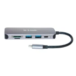 Galery – D-Link DUB-2325 base & duplicador de portas USB Type-C Cinzento0