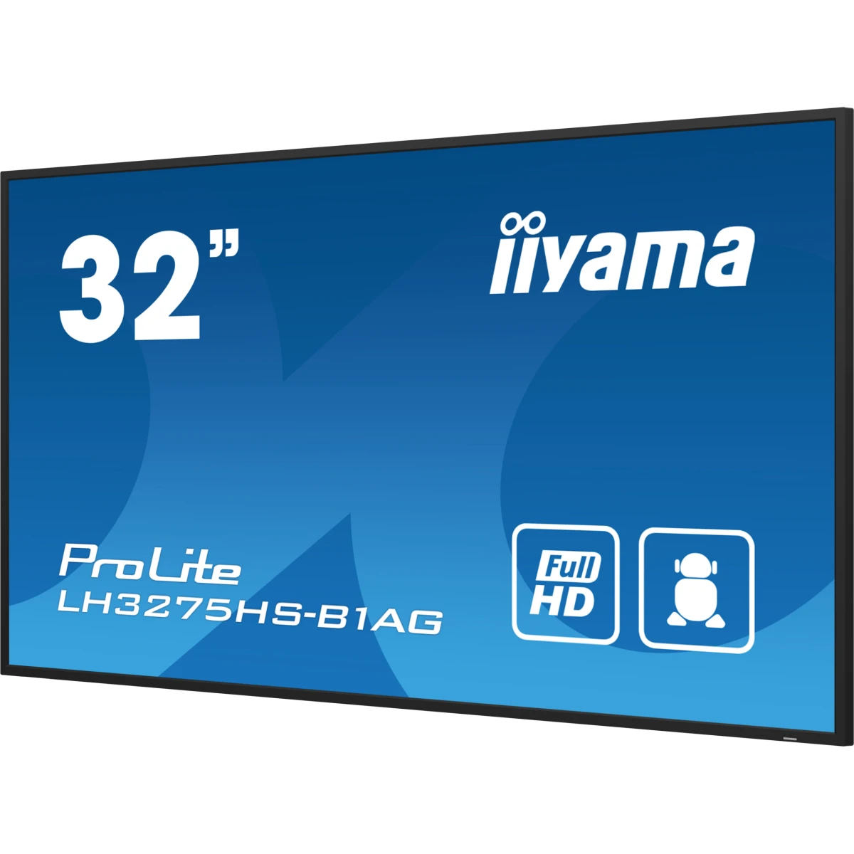 Galery – iiyama LH3275HS-B1AG ecrã de sinalização Plasma digital 81,3 cm (32″) LCD Wi-Fi 500 cd/m² Full HD Preto Processador built-in Android 11 24/70