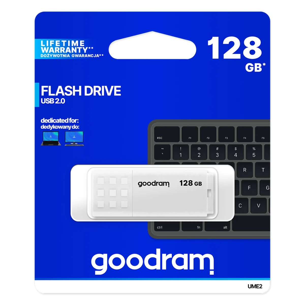 Galery – Goodram UME2 unidade de memória USB 128 GB USB Type-A 2.0 Branco0