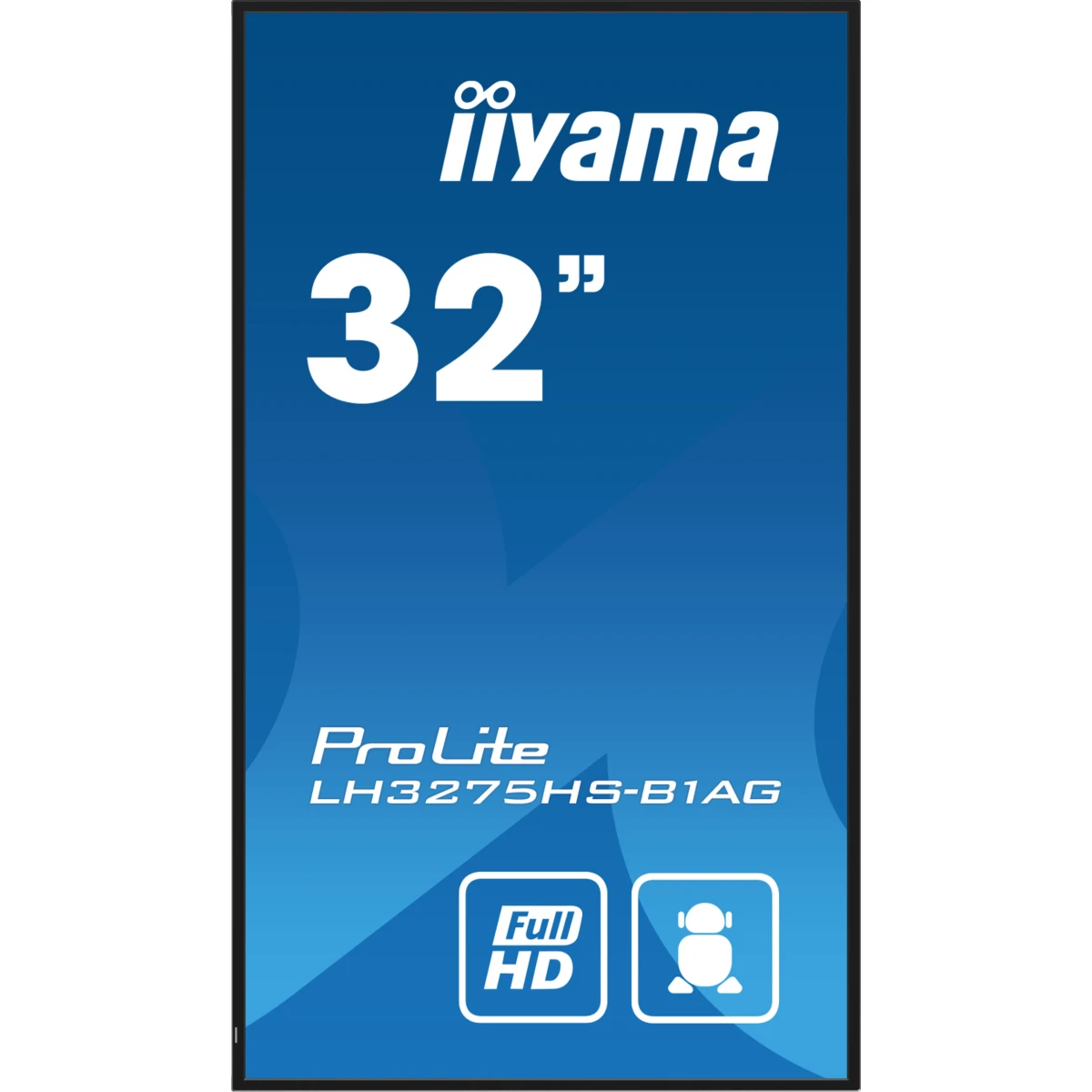 Galery – iiyama LH3275HS-B1AG ecrã de sinalização Plasma digital 81,3 cm (32″) LCD Wi-Fi 500 cd/m² Full HD Preto Processador built-in Android 11 24/70