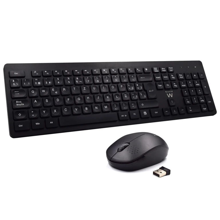 Thumbnail-Ewent EW3258 teclado Rato incluído Universal QWERTY Português Preto