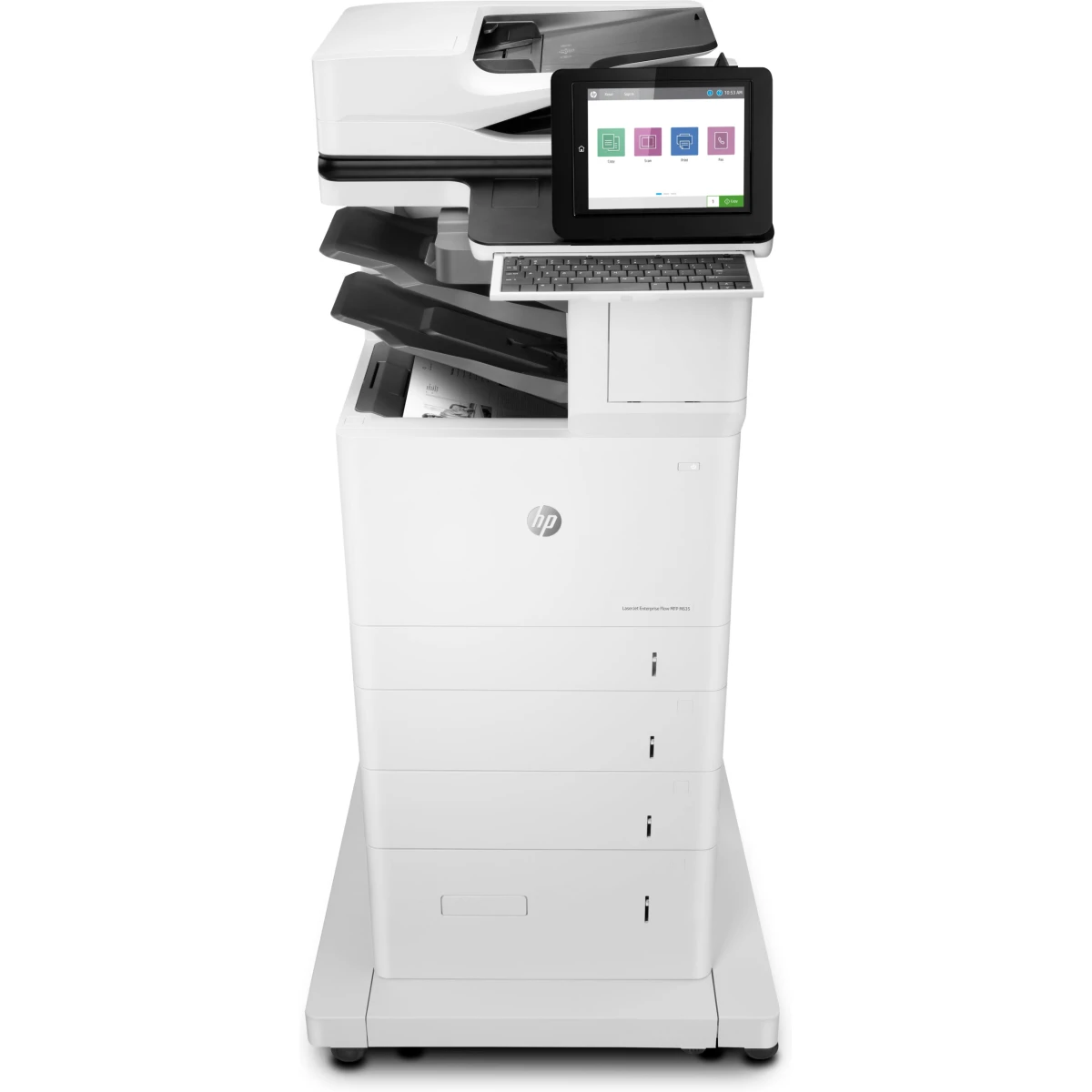 Thumbnail-HP LaserJet Enterprise Flow Multifunções M635z, Black and white, Impressora para Impressão, cópia, digit., fax, Digitalizar para e-mail; Impressão frente e verso; ADF para 150 folhas; Eficiência energética; Segurança reforçada