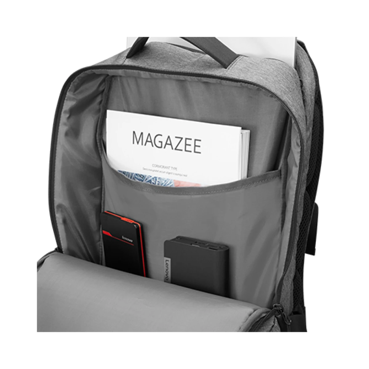 Galery – Lenovo Urban B730 43,9 cm (17.3″) Mochila Carvão, Cinzento0